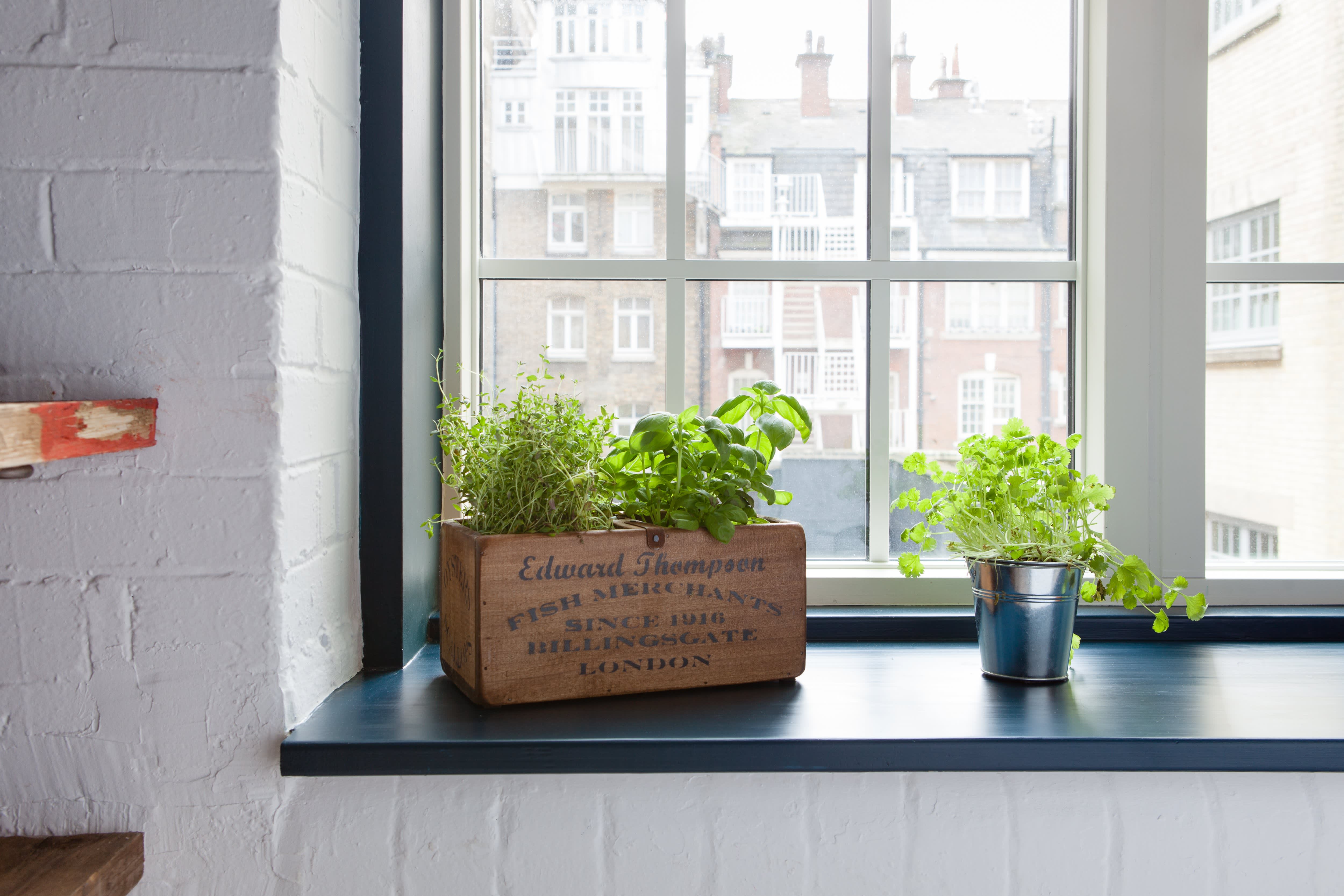 herb planter box kitchen